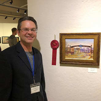 Artist Dan Rizzi, Paint the Towns in Fall Color Event Coordinator